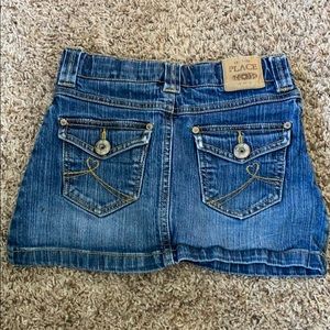 Children’s Place Jean skort with adjustable waist